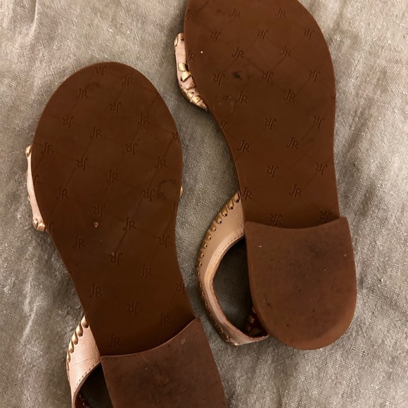 Jack Rogers Women's Leather Medallion Flat Sandals size 6 - Picture 4 of 4